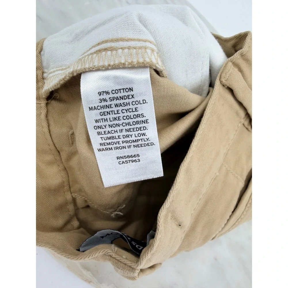 Nordstrom Kids Tan Chino Shorts Boys Size 2 Cotton Blend N0478770LB‎